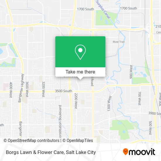 Mapa de Borgs Lawn & Flower Care