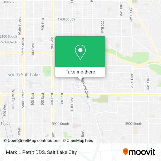 Mapa de Mark L Pettit DDS