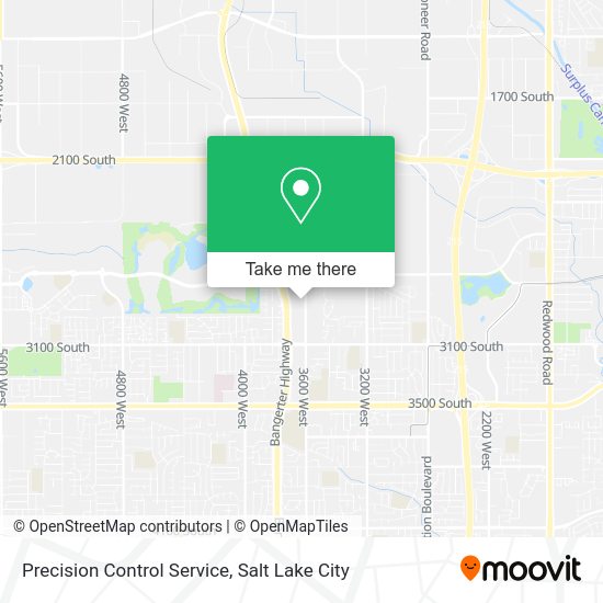 Precision Control Service map