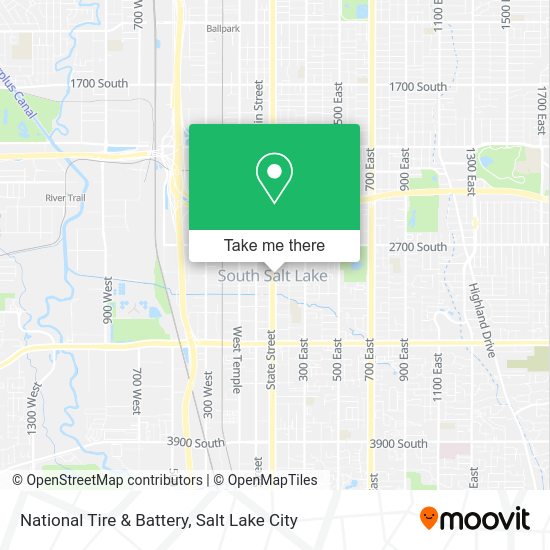 National Tire & Battery map