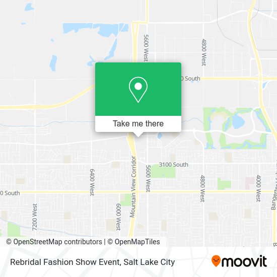 Rebridal Fashion Show Event map