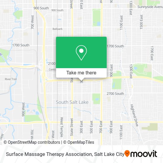 Mapa de Surface Massage Therapy Association
