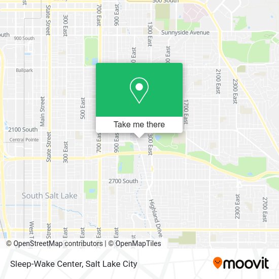 Sleep-Wake Center map