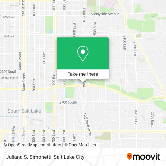 Juliana S. Simonetti map
