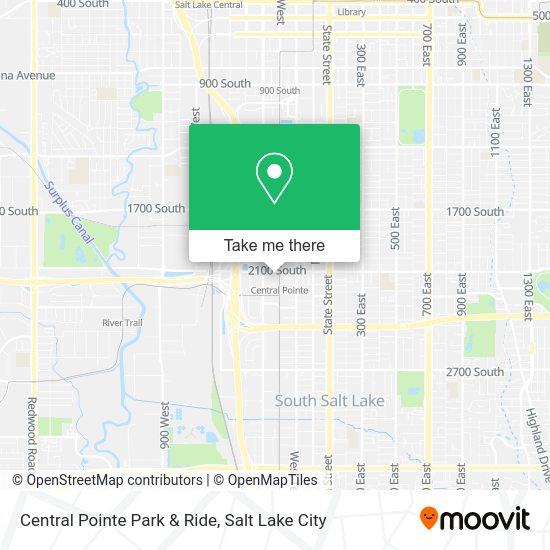 Central Pointe Park & Ride map