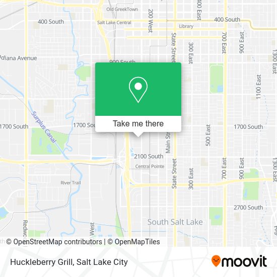 Huckleberry Grill map