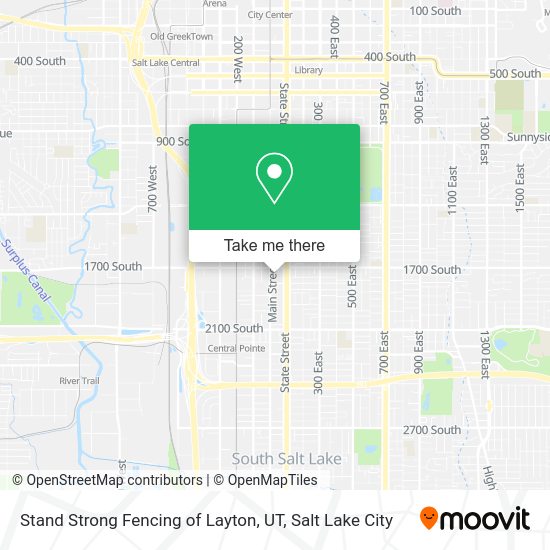 Mapa de Stand Strong Fencing of Layton, UT