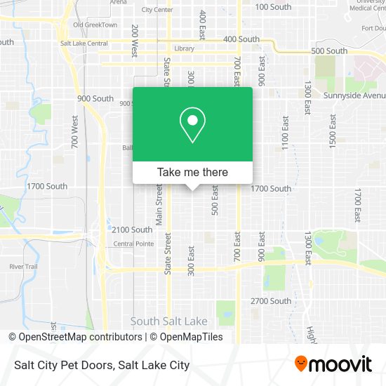 Mapa de Salt City Pet Doors
