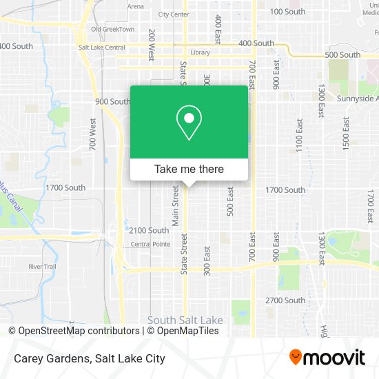 Carey Gardens map