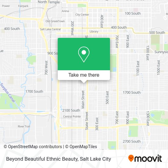 Beyond Beautiful Ethnic Beauty map