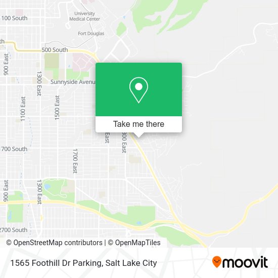 1565 Foothill Dr Parking map