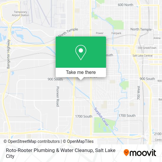 Roto-Rooter Plumbing & Water Cleanup map