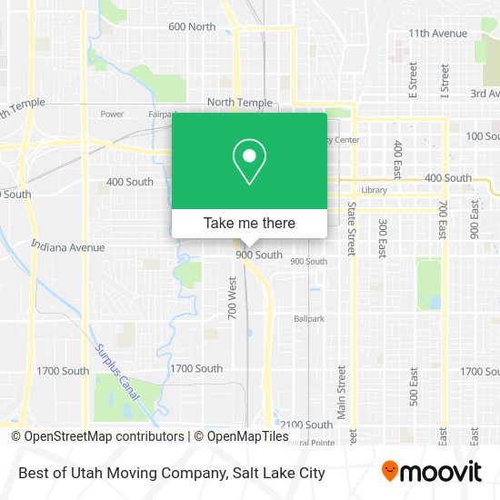 Best of Utah Moving Company map