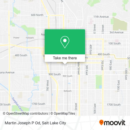 Martin Joseph P Od map