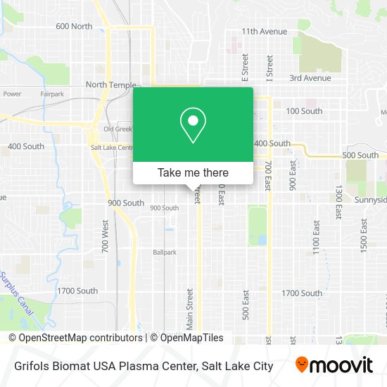 Grifols Biomat USA Plasma Center map