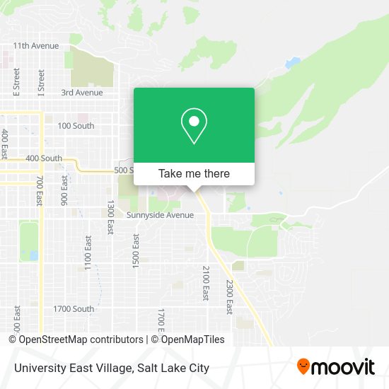 Mapa de University East Village