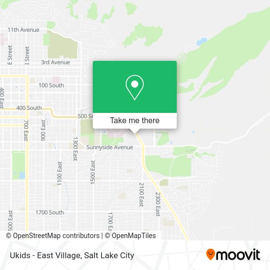 Mapa de Ukids - East Village