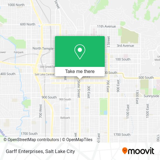 Garff Enterprises map