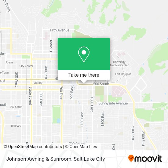 Johnson Awning & Sunroom map