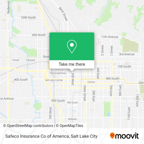 Safeco Insurance Co of America map