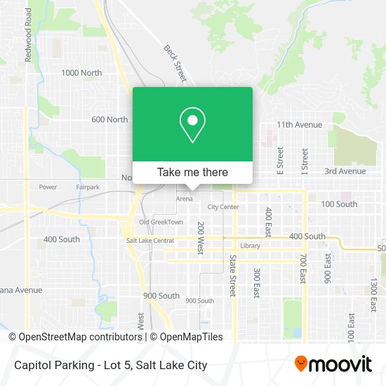 Capitol Parking - Lot 5 map