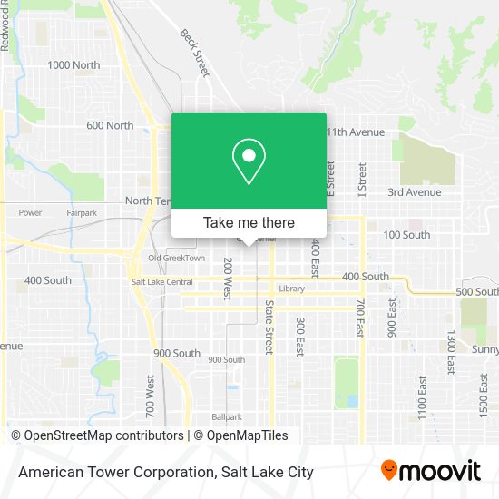 American Tower Corporation map