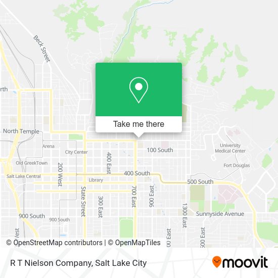 R T Nielson Company map