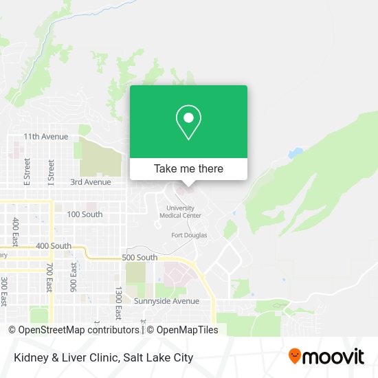 Kidney & Liver Clinic map