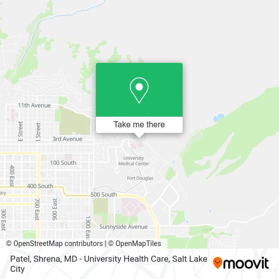Patel, Shrena, MD - University Health Care map