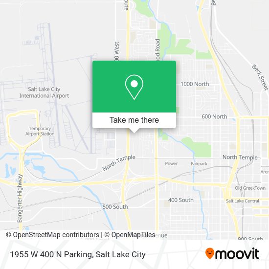 Mapa de 1955 W 400 N Parking