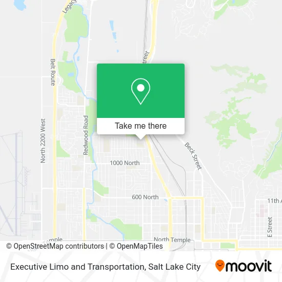 Executive Limo and Transportation map