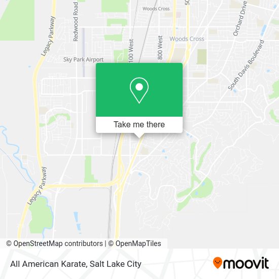 Mapa de All American Karate
