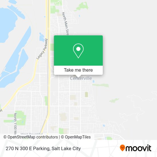 Mapa de 270 N 300 E Parking