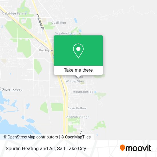 Mapa de Spurlin Heating and Air