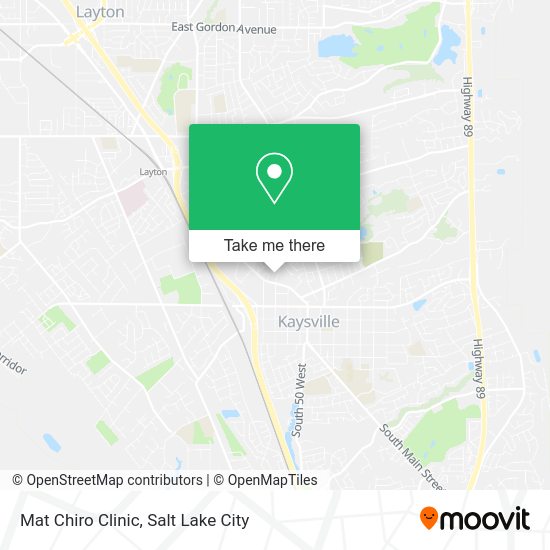 Mat Chiro Clinic map