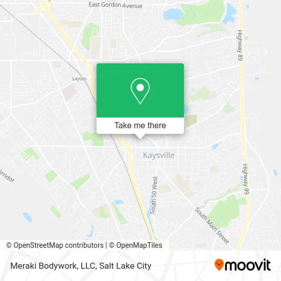 Mapa de Meraki Bodywork, LLC