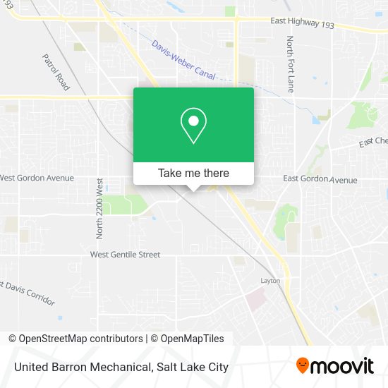 United Barron Mechanical map