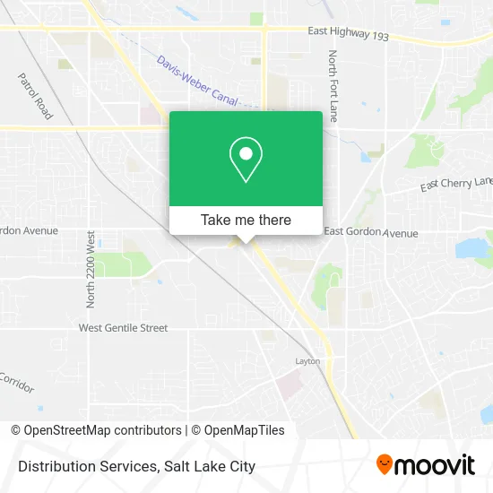 Distribution Services map