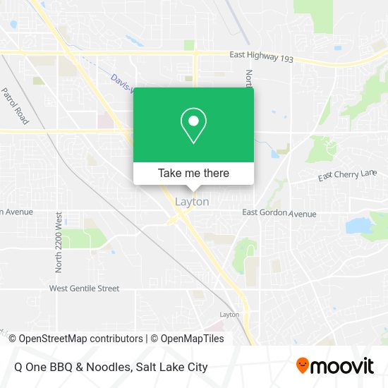 Q One BBQ & Noodles map