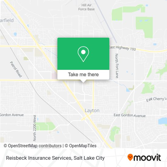 Reisbeck Insurance Services map