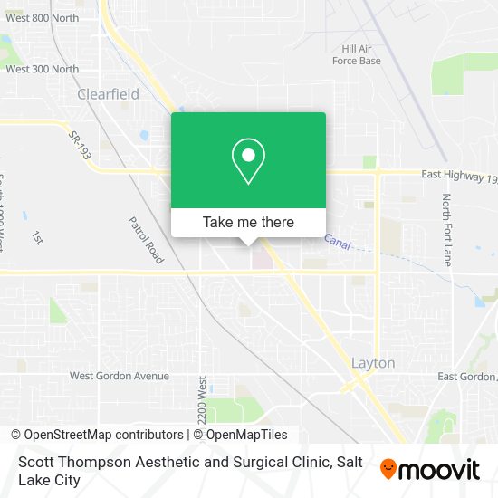 Scott Thompson Aesthetic and Surgical Clinic map