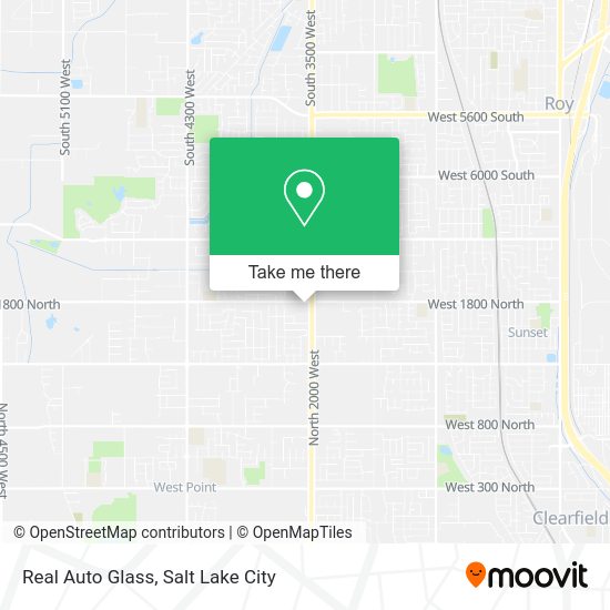 Real Auto Glass map