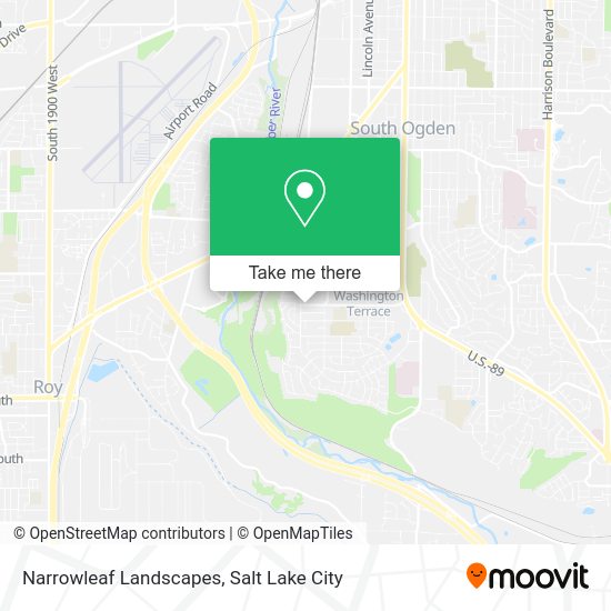 Narrowleaf Landscapes map