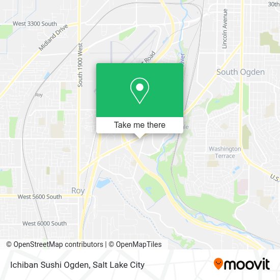 Ichiban Sushi Ogden map