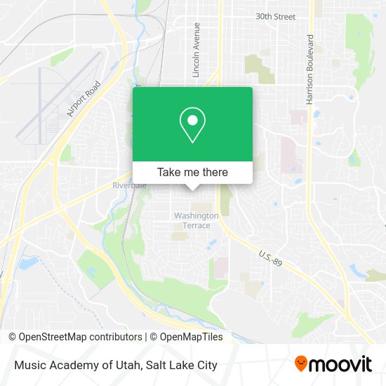 Music Academy of Utah map