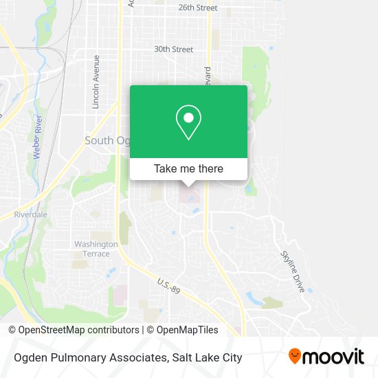 Ogden Pulmonary Associates map