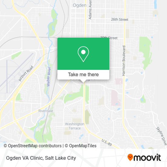 Ogden VA Clinic map