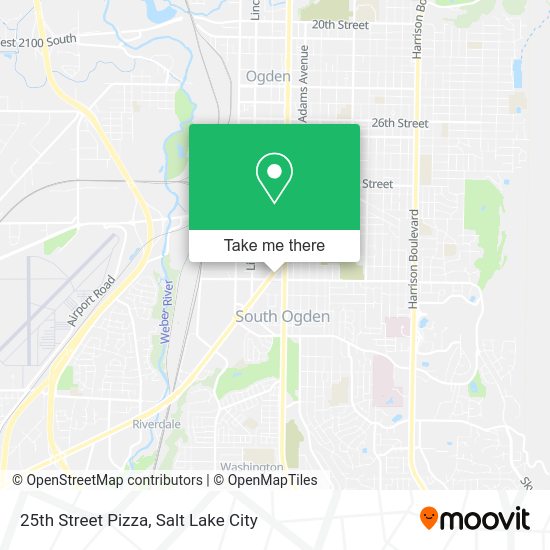 25th Street Pizza map