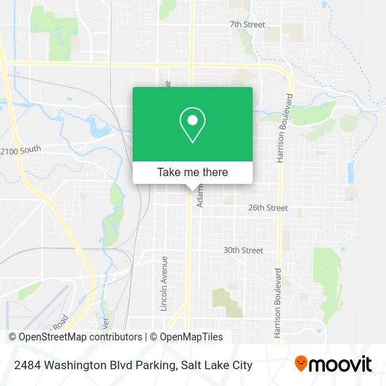 2484 Washington Blvd Parking map