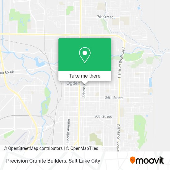 Precision Granite Builders map